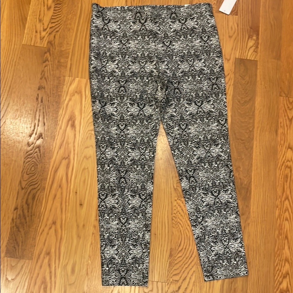 Jules & Leopold Black and White Patterned Leggings (e)
